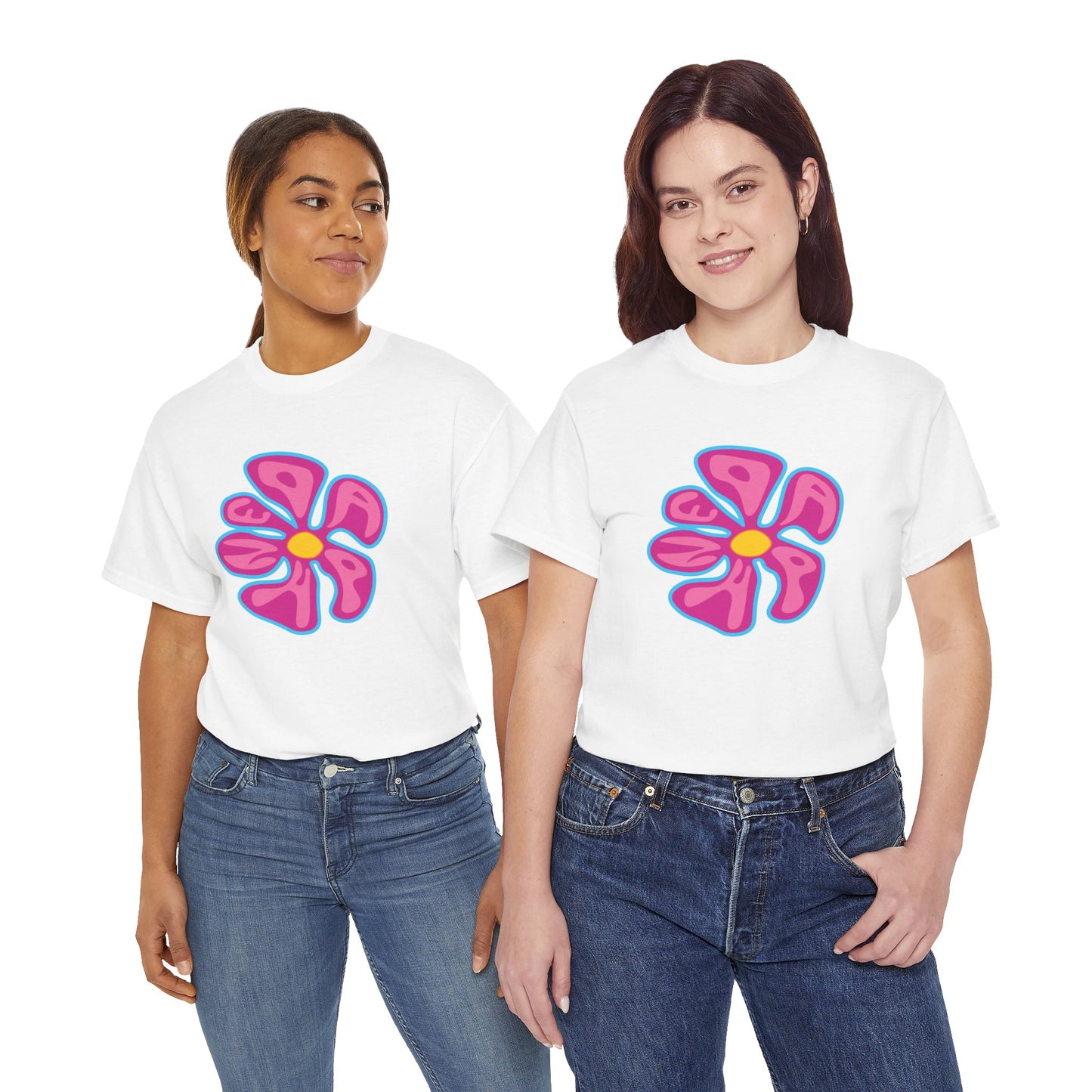"Flower Power" Cotton Tee