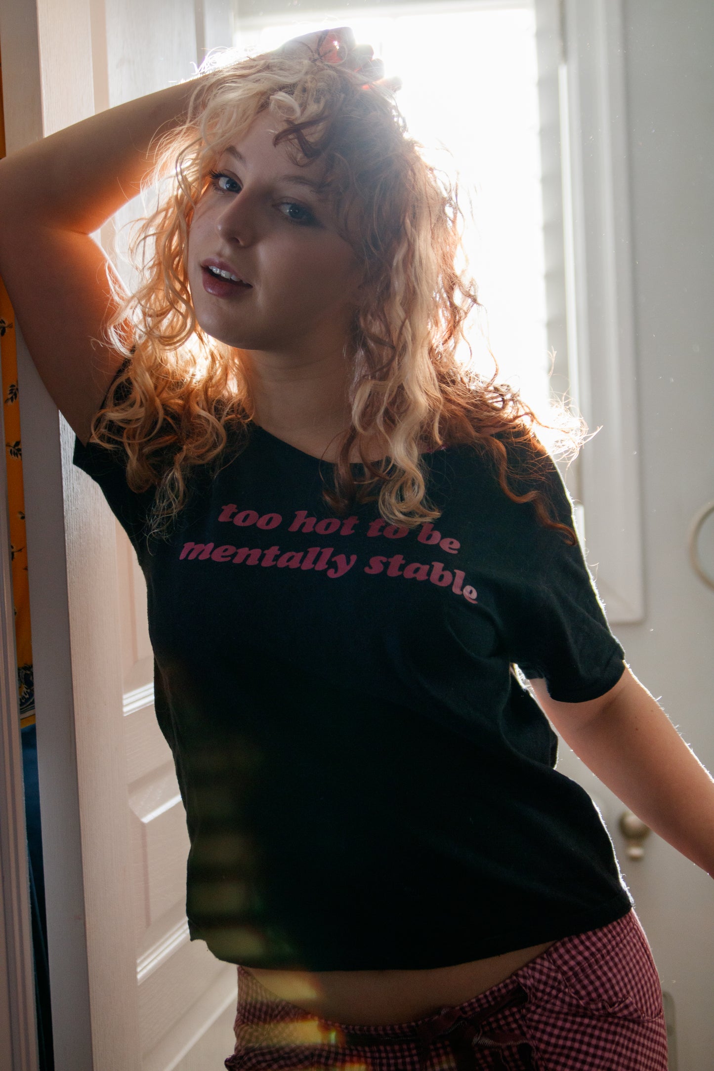 Too Hot To Be Mentally Stable COTC MV Tee